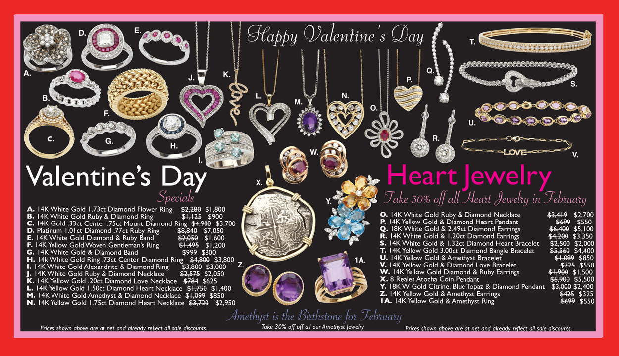 Valentine's Day Jewelry Doorbusters